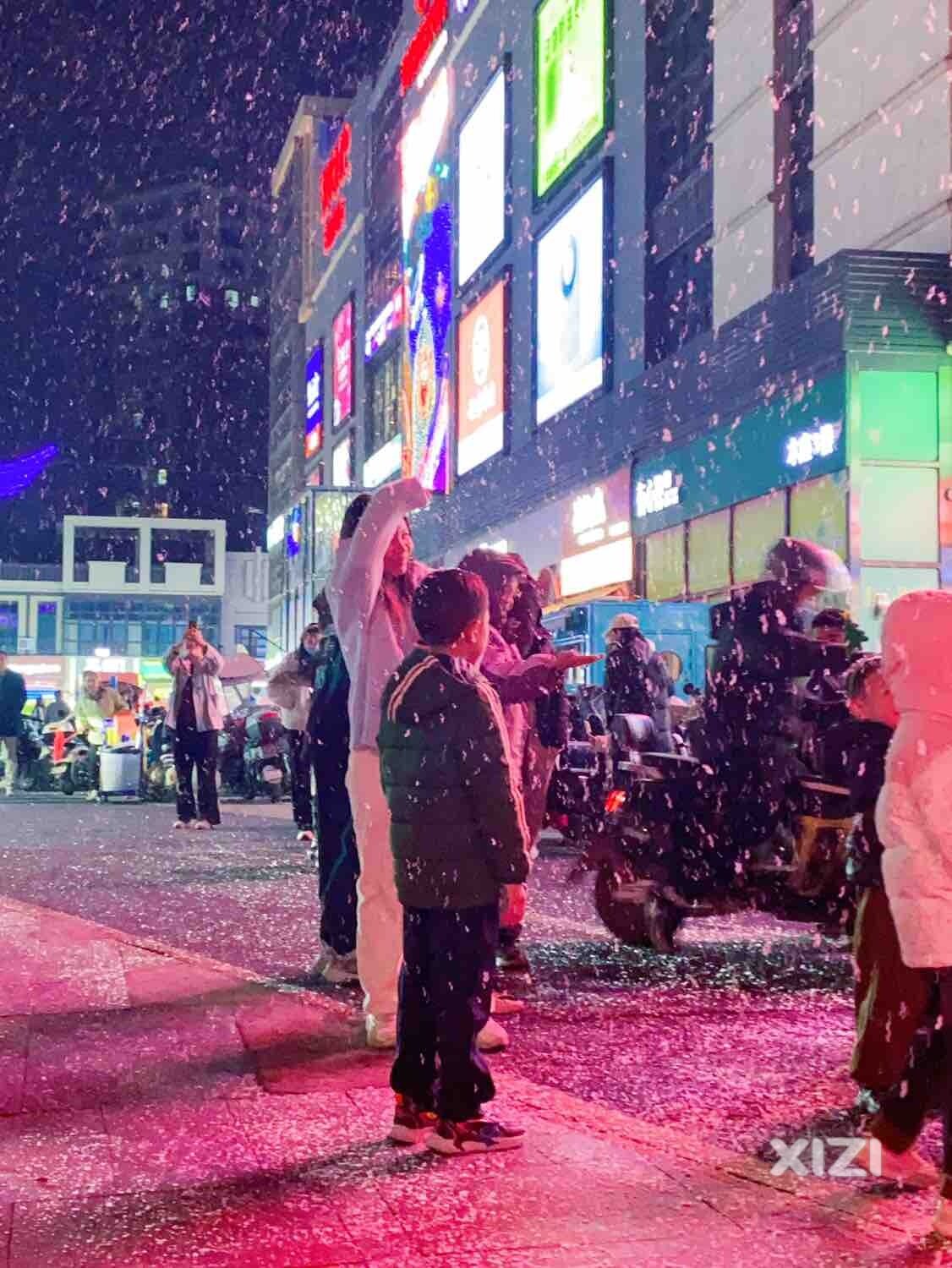 惠州下雪了
